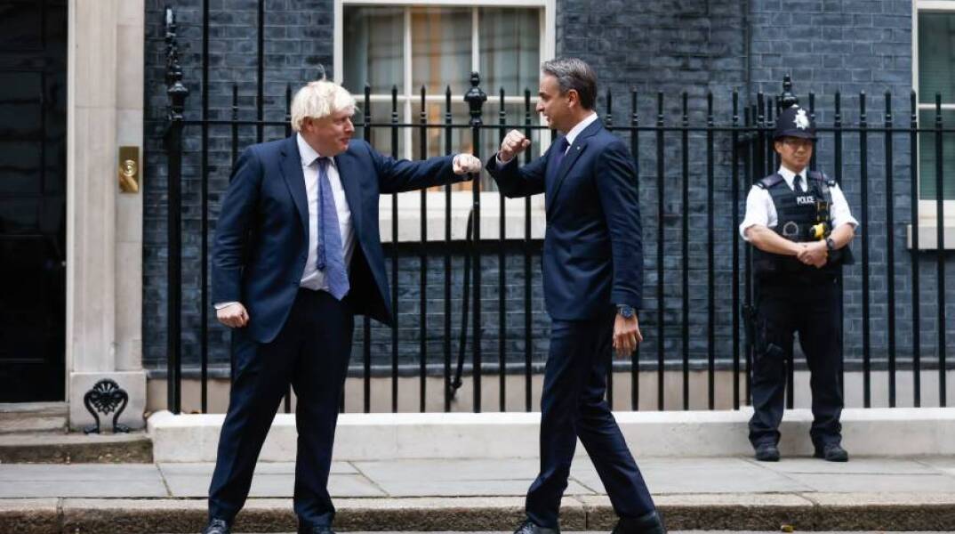 Επίσκεψη του Πρωθυπουργού Κυριάκου Μητσοτάκη στο Λονδίνο. Συνάντηση με τον Βρετανό Πρωθυπουργό Μπόρις Τζόνσον.