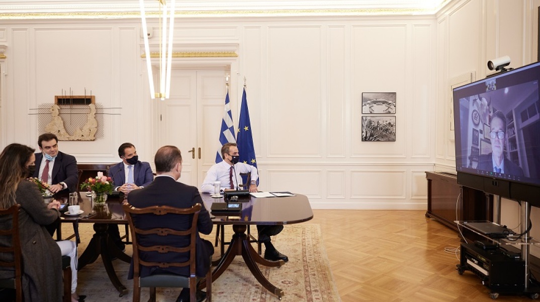 Κυριάκος Μητσοτάκης - Συνάντηση με στελέχη της Amazon για την μεγάλη επένδυσή στην Ελλάδα