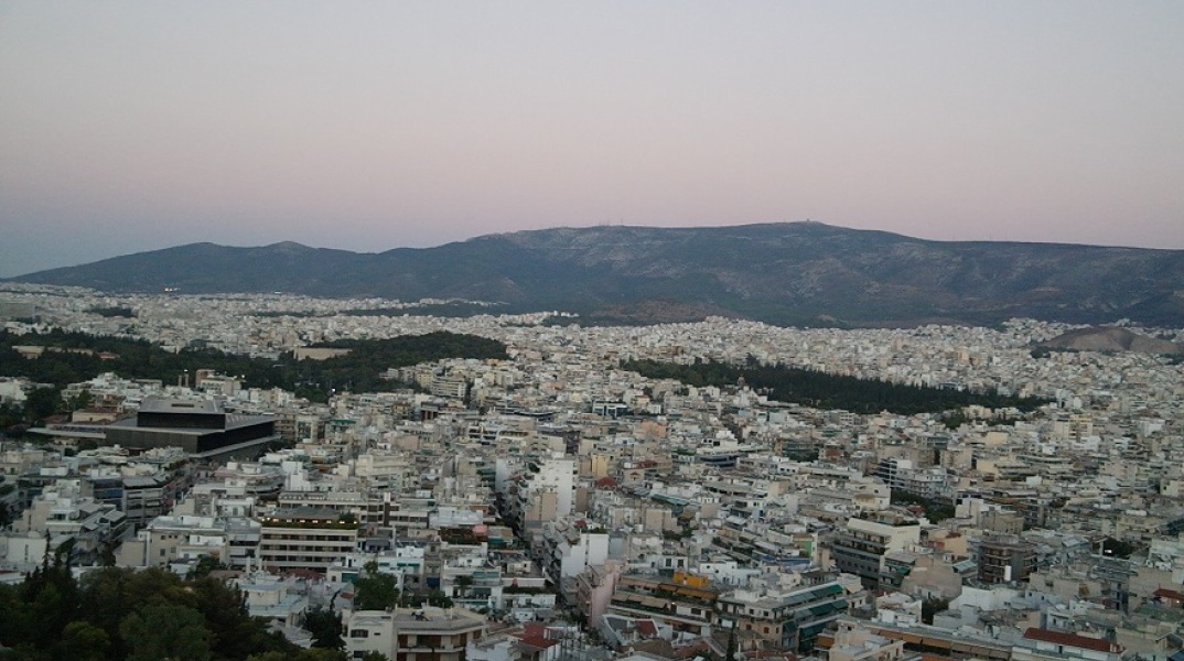 Πανοραμική εικόνα της Αθήνας  