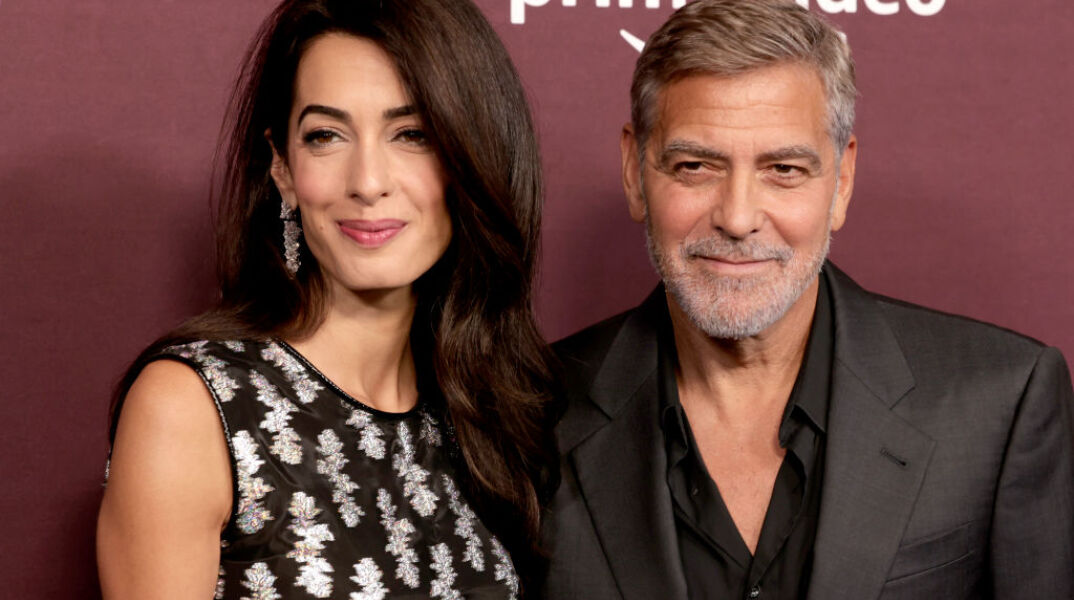 O Tζορτζ Κλούνει και η σύζυγος του Αμάλ