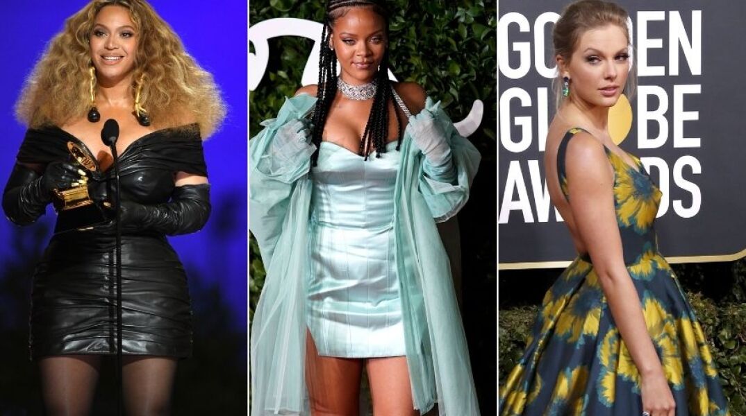 Forbes: Ριάνα, Μπιγιόνσε και Σουίφτ στις 100 πιο ισχυρές γυναίκες της ψυχαγωγίας