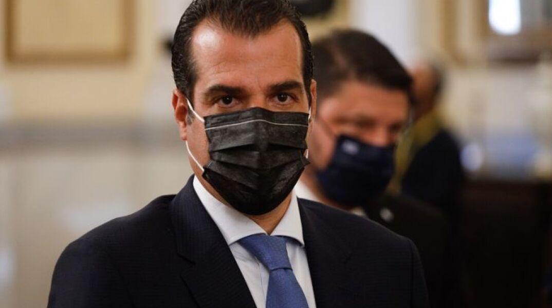 Ο υπουργός Υγείας, Θάνος Πλεύρης