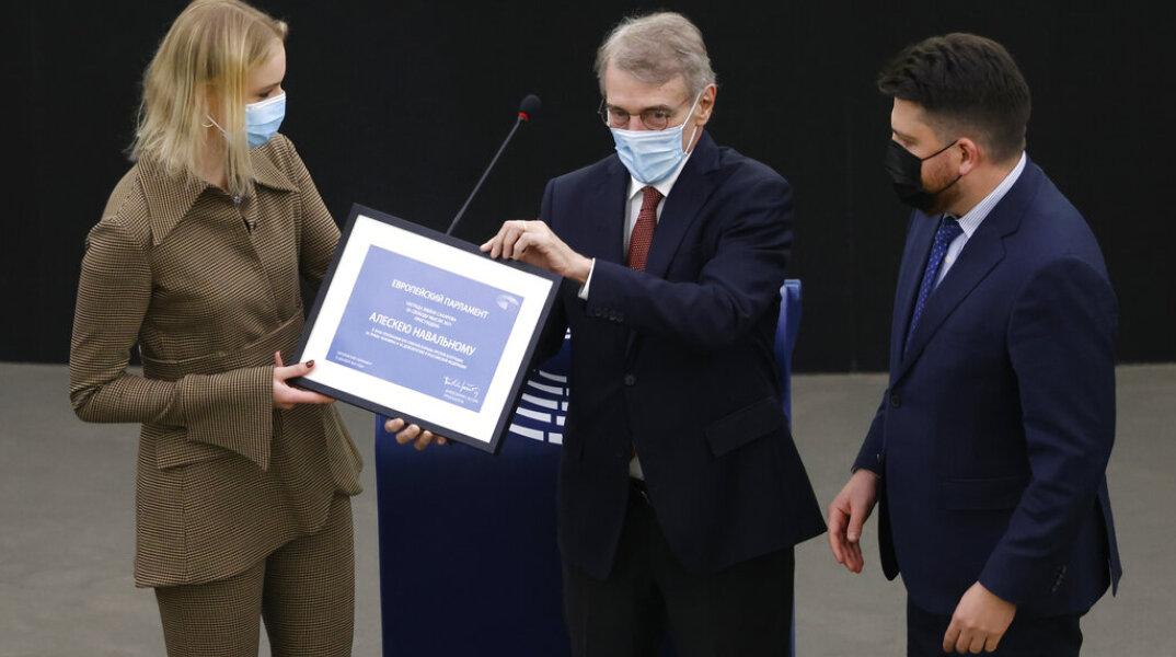 Στον Αλεξέι Ναβάλνι το βραβείο Ζαχάρωφ