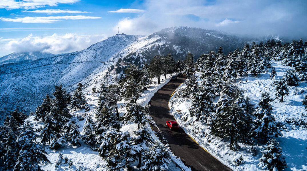 Χιόνια στην Πάρνηθα