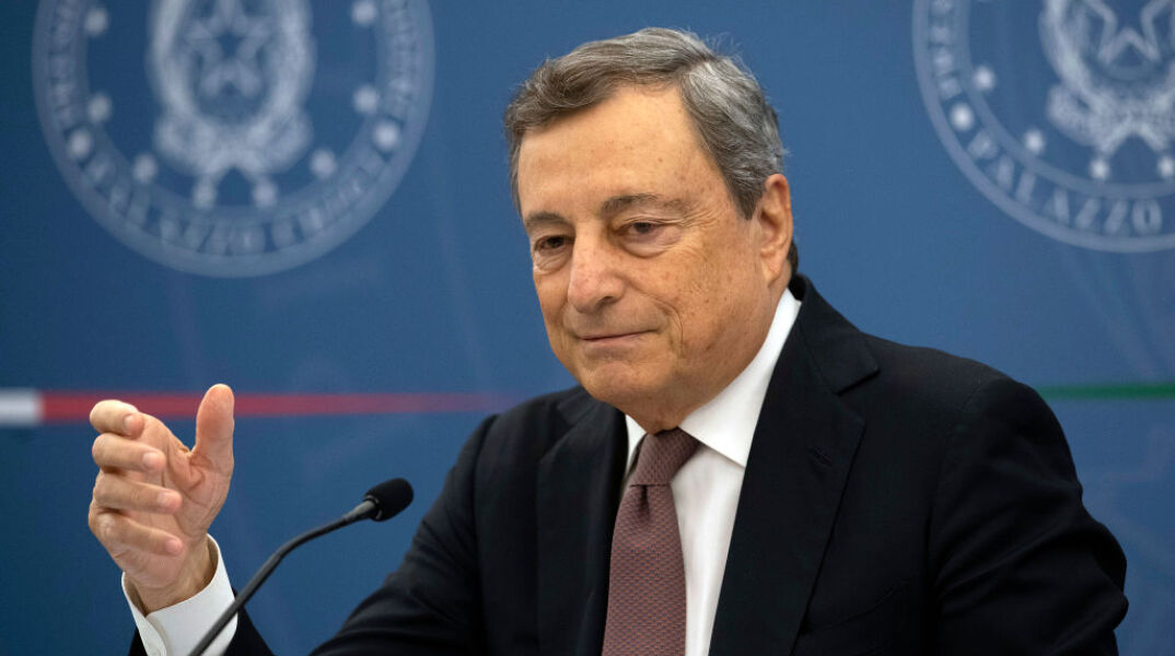 Ο πρωθυπουργός της Ιταλίας Μάριο Ντράγκι