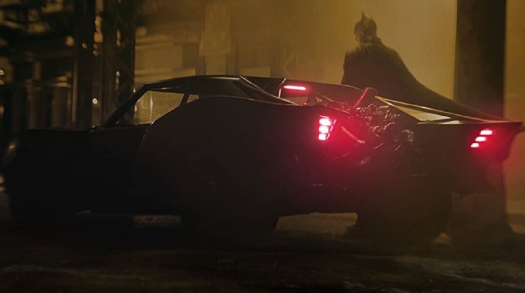 Σκηνή από την ταινία «The Batman» με τον Ρόμπερτ Πάτινσον