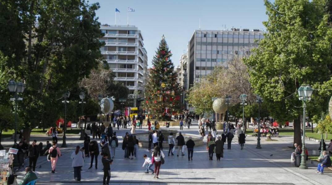 Στιγμιότυπα από το κέντρο της Αθήνας