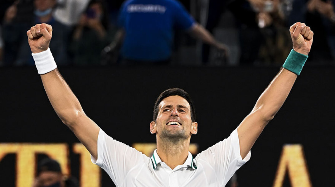 Ο Νόβακ Τζόκοβιτς στο Australian Open στη Μελβούρνη