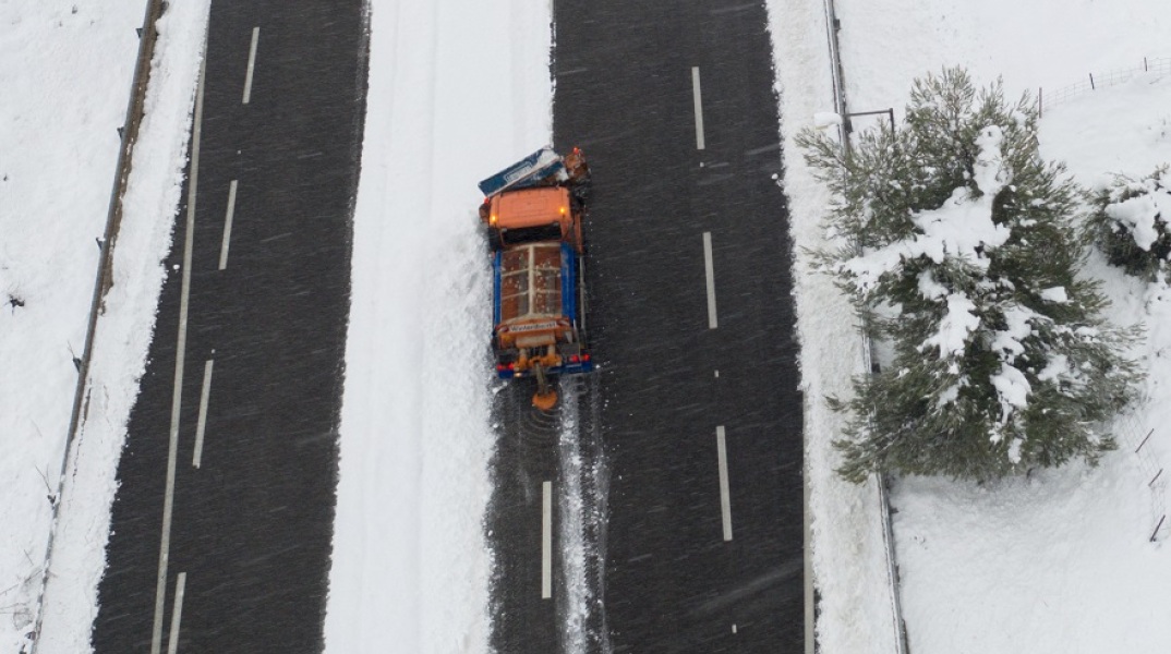 «Δοιμήδης»: Διακοπή κυκλοφορίας και αλυσίδες στην Κ. Μακεδονία