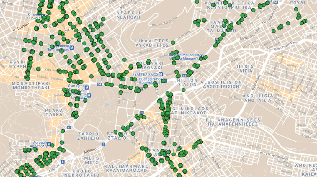 Χάρτης Αθήνας