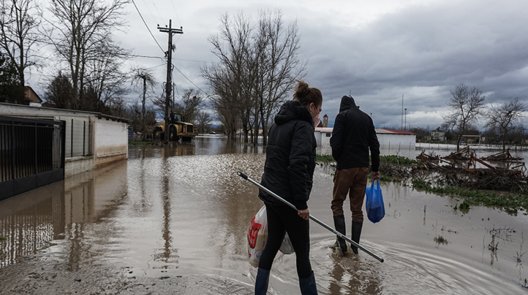 Κακοκαιρία «Διομήδης» - Πλημμύρες στα Φάρσαλα