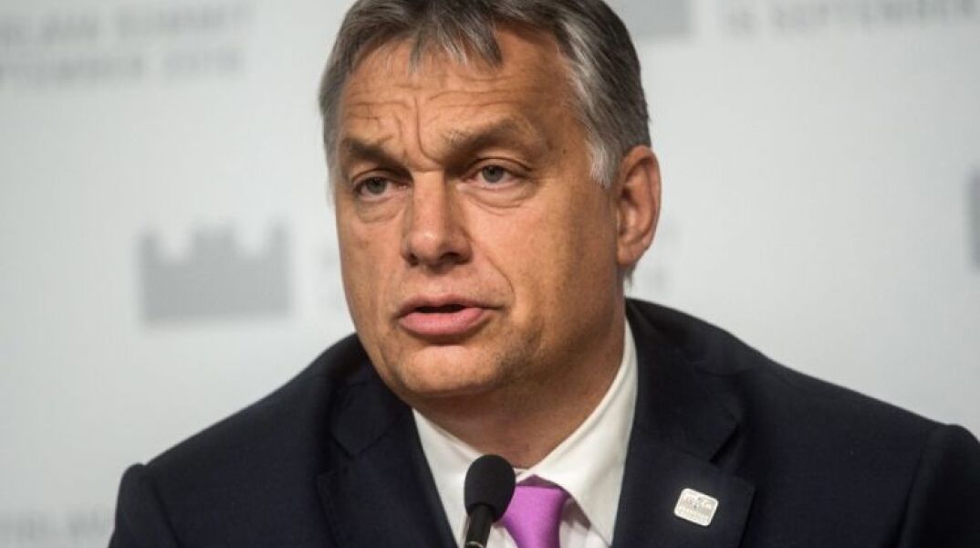 Ο πρωθυπουργός της Ουγγαρίας, Βίκτορ Όρμπαν © EPA/ARIS OIKONOMOU   