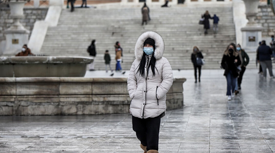 Κρύο στο κέντρο της Αθήνας
