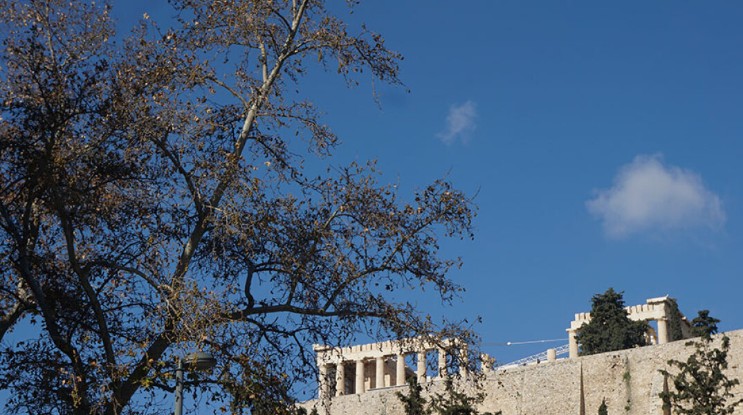O Παρθενώνας στην Ακρόπολη