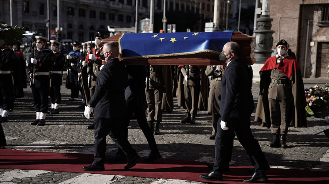 Η κηδεία του Νταβίντ Σασόλι στη Ρώμη