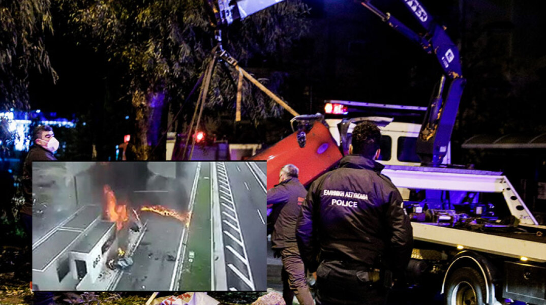 Η κατεστραμμένη Ferrari στη Βούλα - Το τροχαίο με την Porsche στη Λαμία (ένθετη)