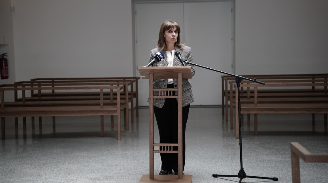 ΕΠΙΣΚΕΨΗ ΤΗΣ ΠΡΟΕΔΡΟΥ ΤΗΣ ΔΗΜΟΚΡΑΤΙΑΣ ΚΑΤΕΡΙΝΑΣ ΣΑΚΕΛΛΑΡΟΠΟΥΛΟΥ ΣΤΟ ΑΠΟΤΕΦΡΩΤΗΡΙΟ ΡΙΤΣΩΝΑΣ (ΓΡΑΦΕΙΟ ΤΥΠΟΥ ΠΡΟΕΔΡΙΑ ΤΗΣ ΔΗΜΟΚΡΑΤΙΑΣ / EUROKINISSI)