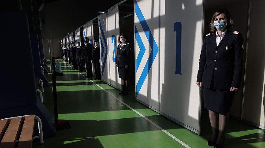 Το mega εμβολιαστικό κέντρο για κορωνοϊό στη Γλυφάδα