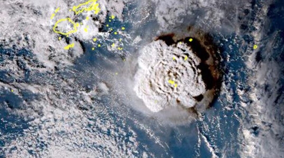 Υποθαλάσσια έκρηξη του ηφαιστείου Hunga Tonga-Hunga Haʻapai στην Τόνγκα