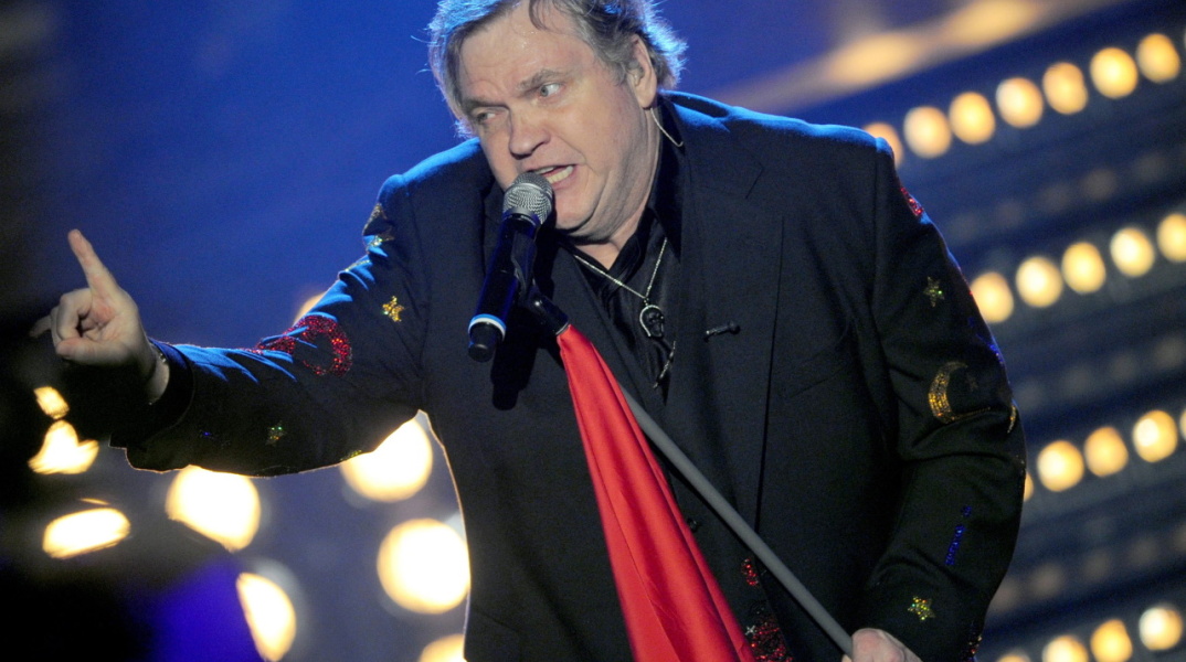 Ο Meat Loaf κατά τη διάρκεια συναυλίας. 