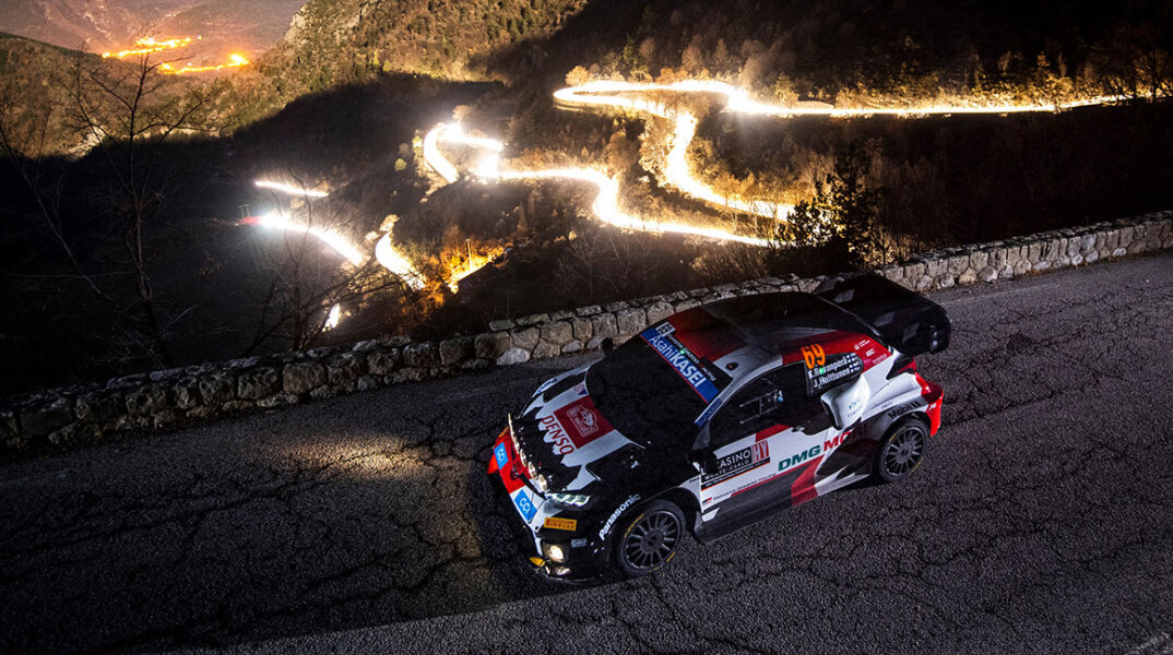 Ράλι Μόντε Κάρλο: Η πρώτη βραδινή Ειδική Διαδρομή (Ε.Δ.) στις Γαλλικές Άλπεις