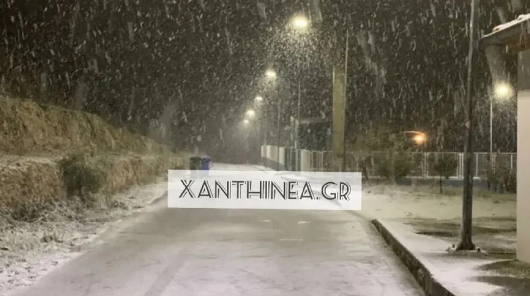 Η κακοκαιρία «Ελπίς» έφτασε στην Ξάνθη