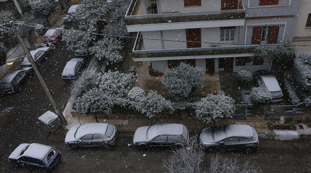 Χιόνια στην Κυψέλη