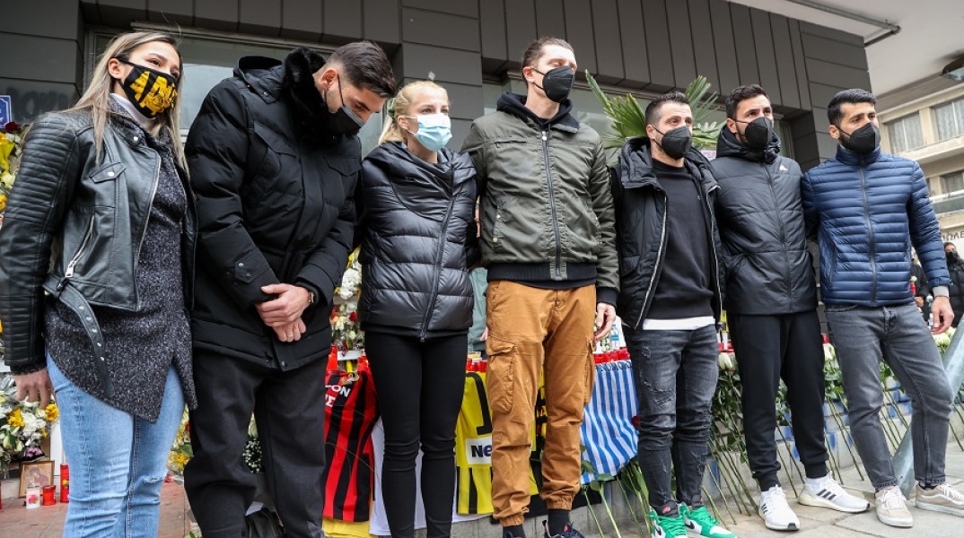 ΑΝΤΙΠΡΟΣΩΠΕΙΑ ΤΩΝ ΠΑΟΚ, ΑΡΗ, ΗΡΑΚΛΗ ΚΑΙ ΑΠΟΛΛΩΝΑ ΠΟΝΤΟΥ ΣΤΟ ΣΗΜΕΙΟ ΠΟΥ ΔΟΛΟΦΟΝΗΘΗΚΕ Ο ΑΛΚΗΣ ΚΑΜΠΑΝΟΣ