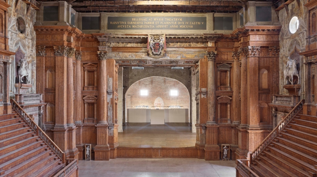 Το θέατρο Φαρνέζε στο Palazzo della Pilotta στην Πάρμα