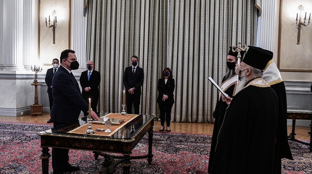 Ορκίστηκε ο νέος υπουργός Αγροτικής Ανάπτυξης, Γιώργος Γεωργαντάς