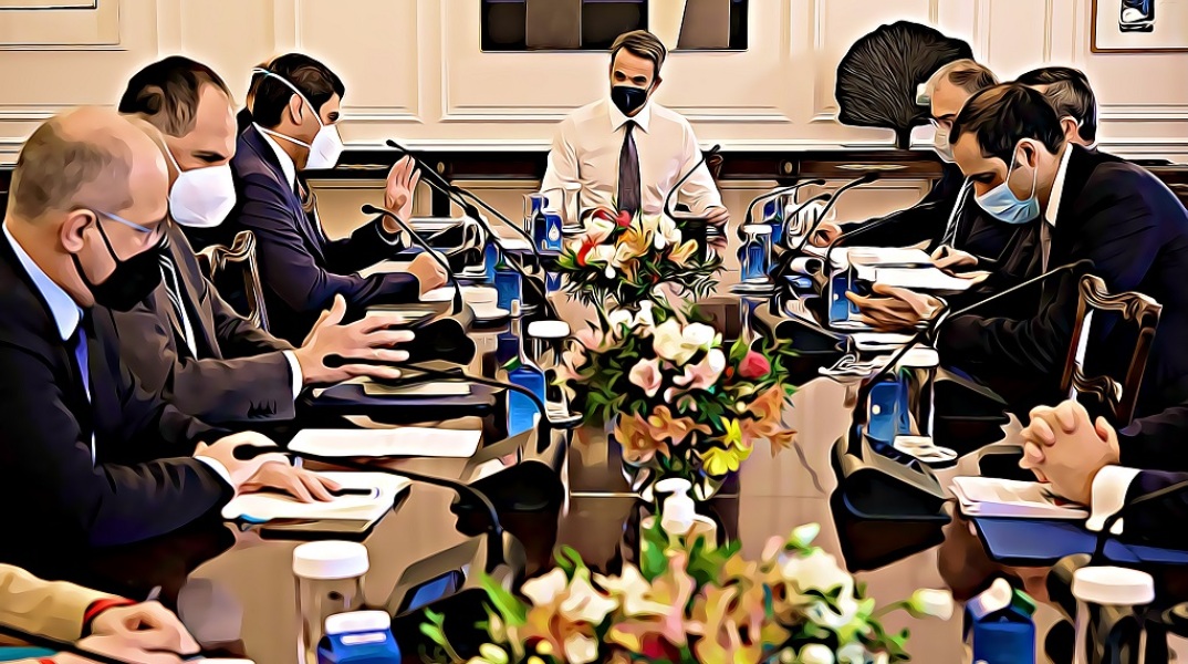 Σύσκεψη υπό τον πρωθυπουργό Κυριάκο Μητσοτάκη για τη βία στον αθλητισμό