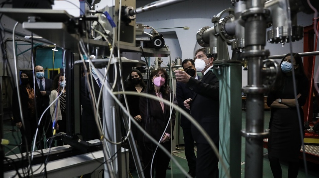 Κατερίνα Σακελλαροπούλου: Επίσκεψη στο Εθνικό Κέντρο Έρευνας Φυσικών Επιστημών «Δημόκριτος»