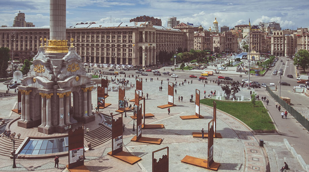 Πλατεία Ανεξαρτησίας στο Κίεβο, Ουκρανία