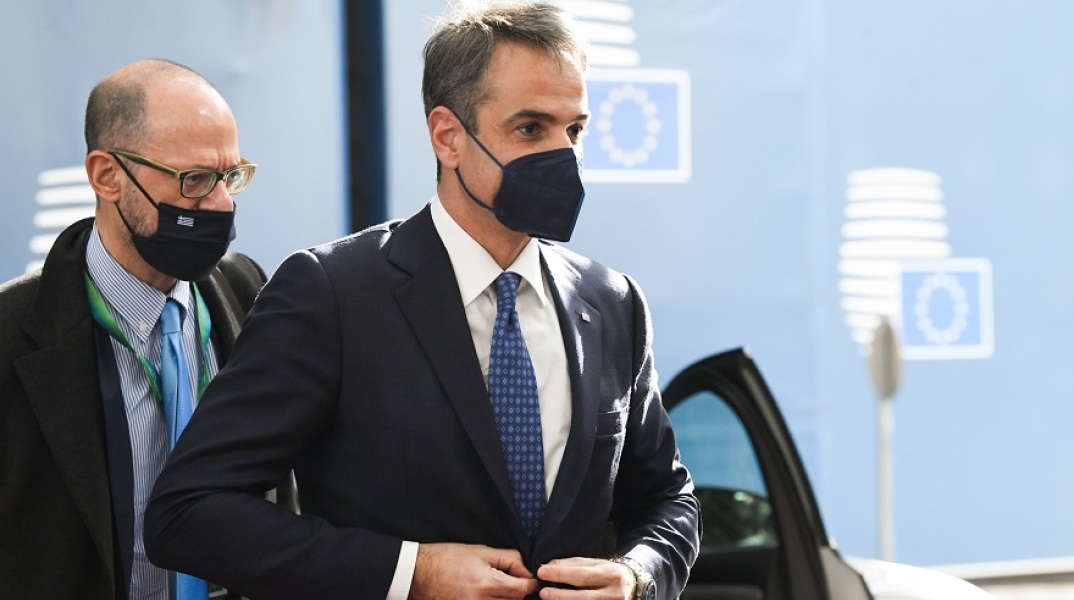 Κυριάκος Μητσοτάκης - Άτυπη συνάντηση των μελών του Ευρωπαϊκού Συμβουλίου με αντικείμενο τις τελευταίες εξελίξεις στην Ουκρανία