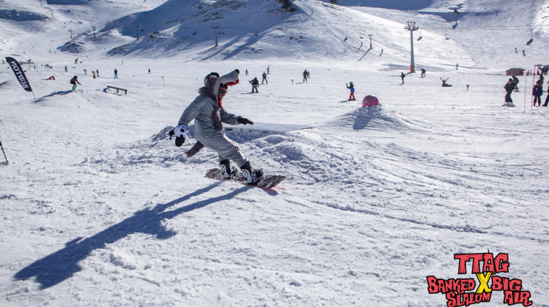 ΤΤΑG Banked Slalom X Big Air στο Χιονοδρομικό Κέντρο Καλαβρύτων 