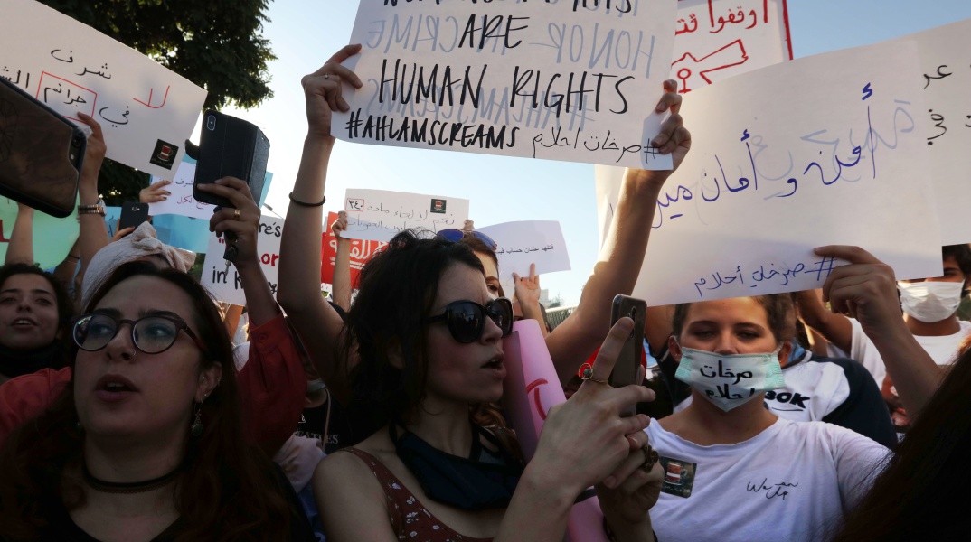 Γυναίκες διαμαρτύρονται στην Ιορδανία 