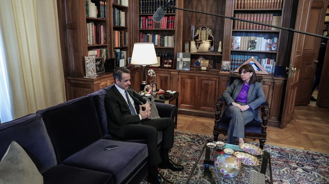 Κυριάκος Μητσοτάκης - Κατερίνα Σακελλαροπούλου