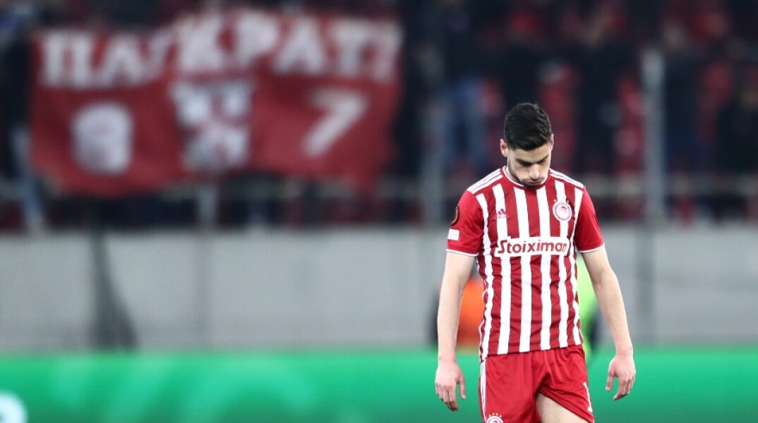 Ο Γιώργος Μασούρας μετά τον αποκλεισμό του Ολυμπιακού από την Αταλάντα