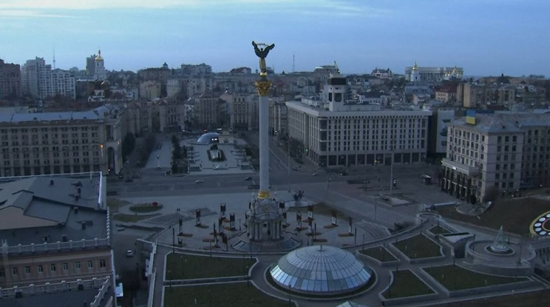 Πόλεμος στην Ουκρανία: Live εικόνα από το Κίεβο