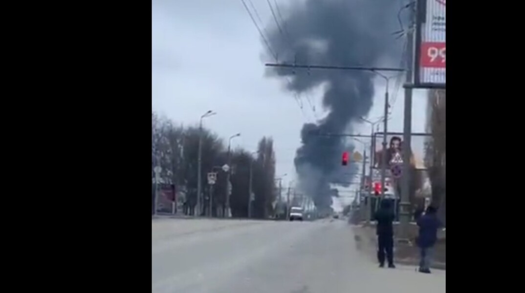 Χάρκοβο - Καπνοί στην ευρύτερη περιοχή μετά από επιθέσεις ρωσικών δυνάμεων