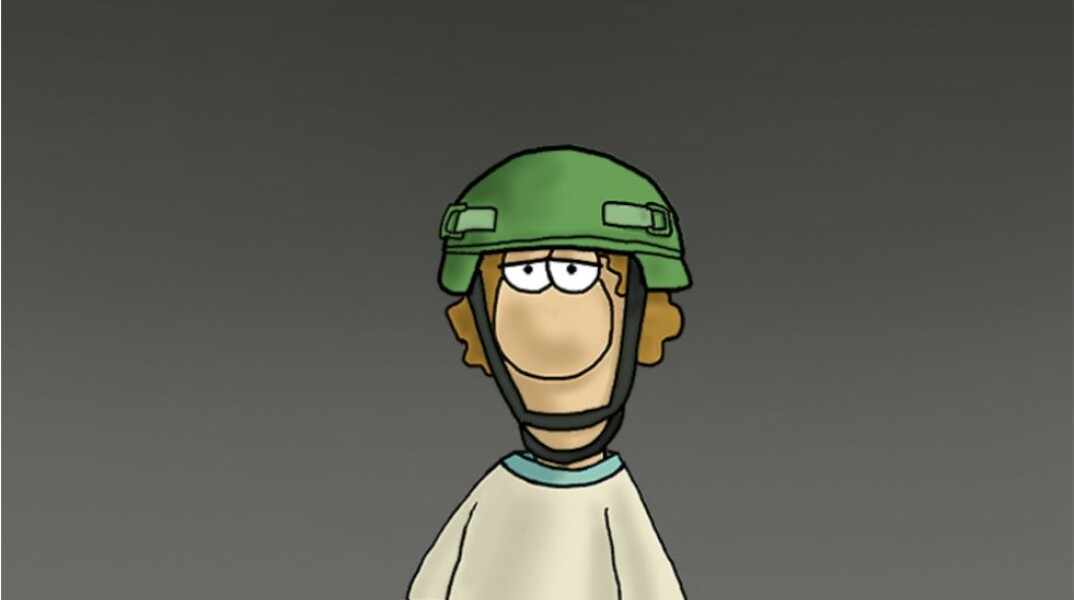 Ο Μάρτιος φορά πράσινο κράνος στο νέο σκίτσο του Αρκά