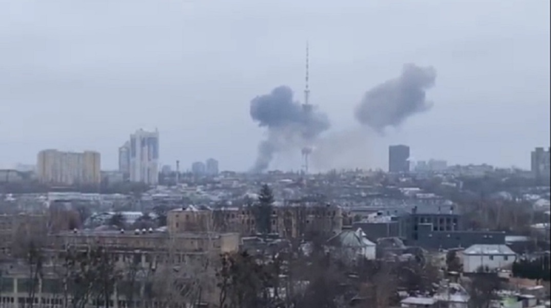 Βομβαρδισμοί στο Κίεβο