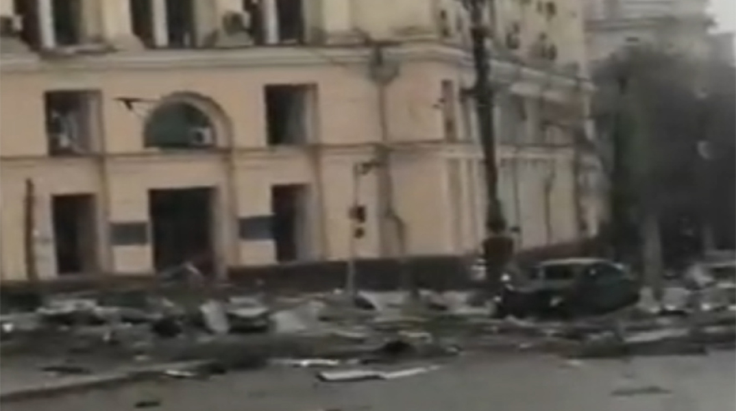 Επίθεση του ρωσικού στρατού στην πόλη Χάρκοβο