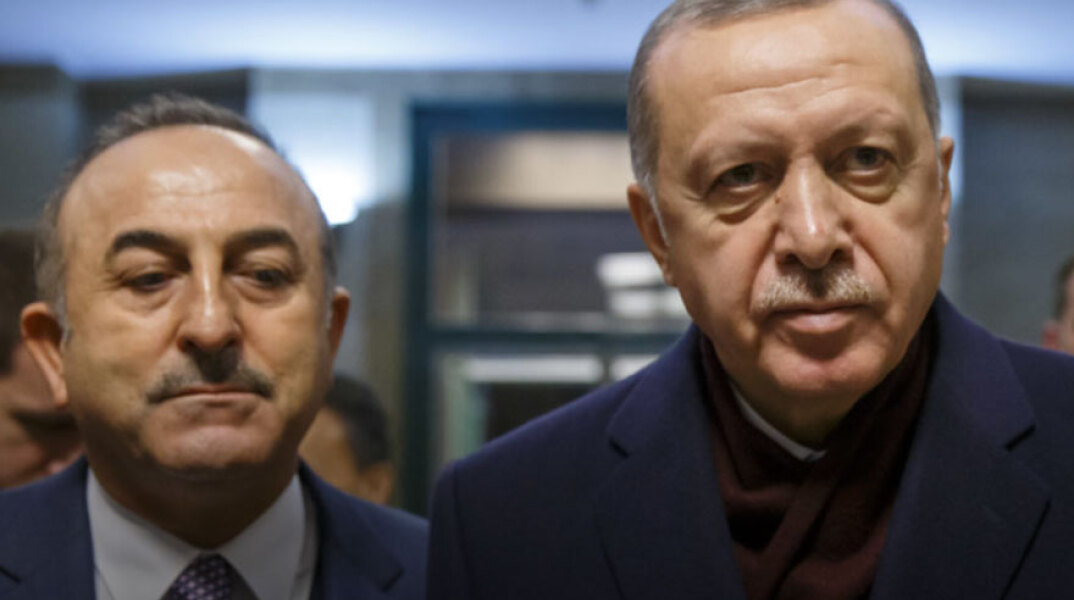 Μεβλούτ Τσαβούσογλου και Ρετζέπ Ταγίπ Ερντογάν