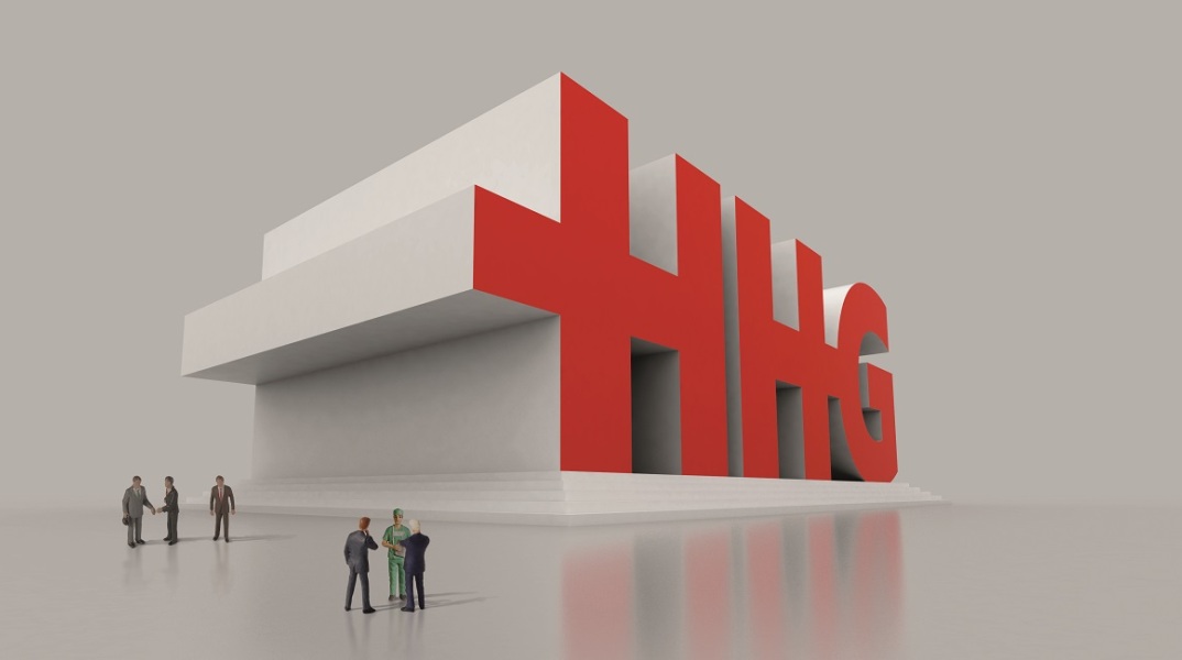 Το σήμα του ομίλου HHG. 