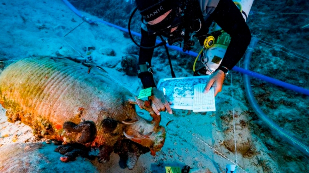 Από την ενάλια αρχαιολογική έρευνα στους Φούρνους το 2021