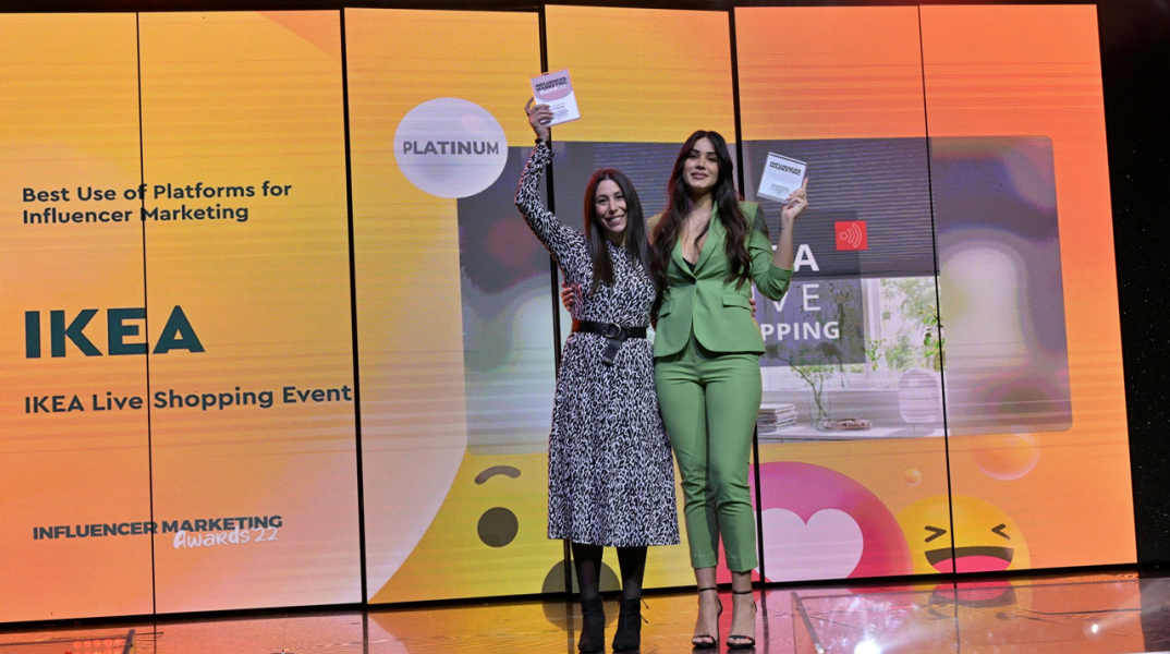 Σπουδαία διάκριση για την ΙΚΕΑ στα Influencer Marketing Awards