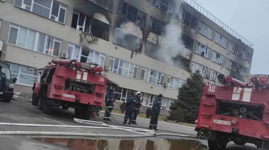 Κίεβο: Θραύσμα πυραύλου προσγειώθηκε στην αυλή της προεδρικής κατοικίας