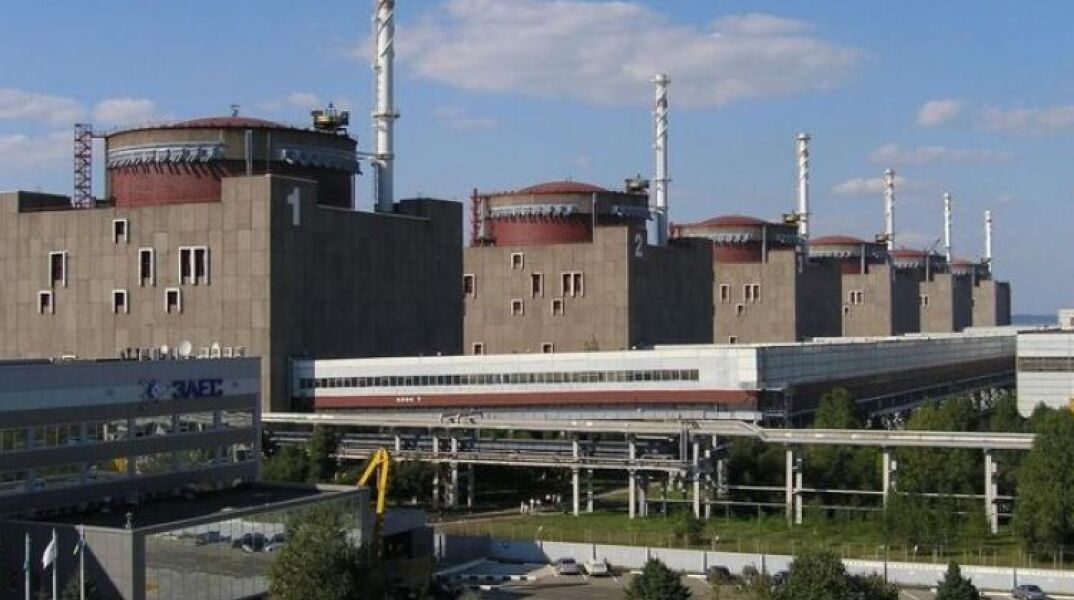 O πυρηνικός σταθμός στη Ζαπορίζια