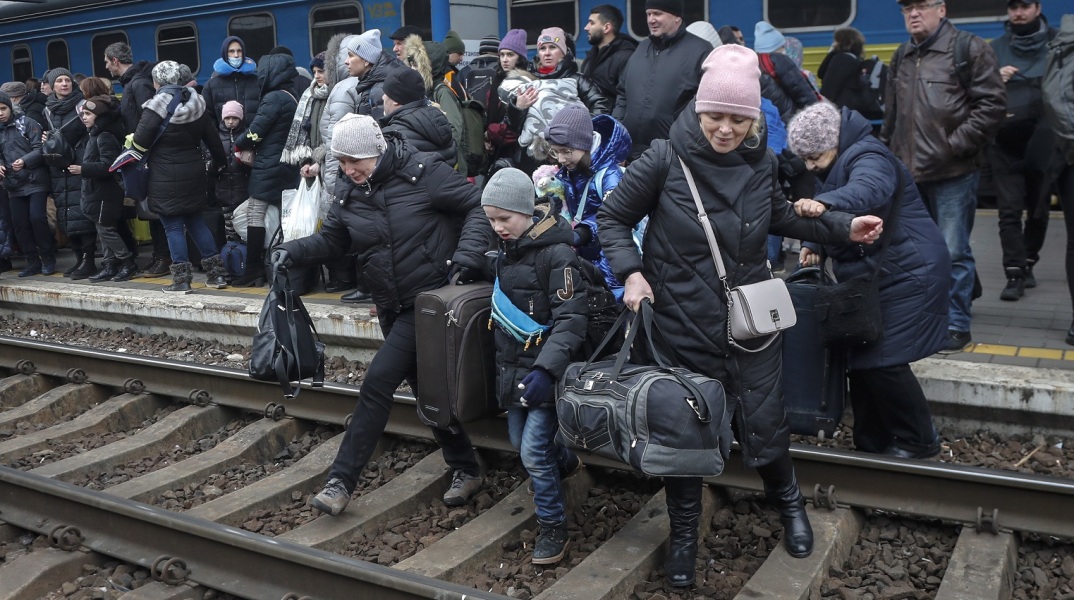 Πρόσφυγες στην Ουκρανία 